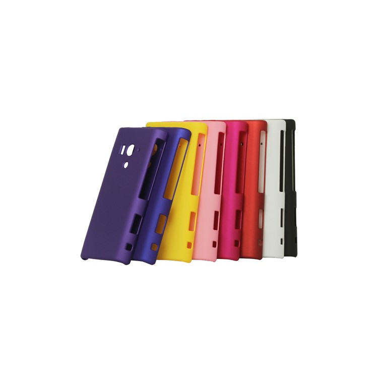 Rubberized Plastic Hard Case for Sony Xperia acro S LT26w