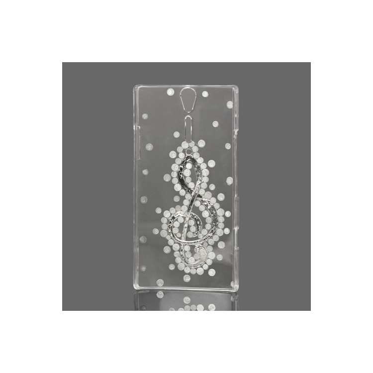 Musical Note Diamond Hard Case for Sony Xperia S LT26i LT26a / Nozomi