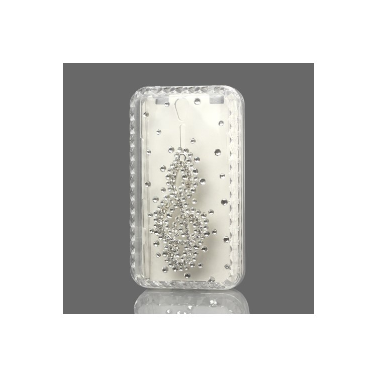 Musical Note Diamond Hard Case for Sony Xperia S LT26i LT26a / Nozomi