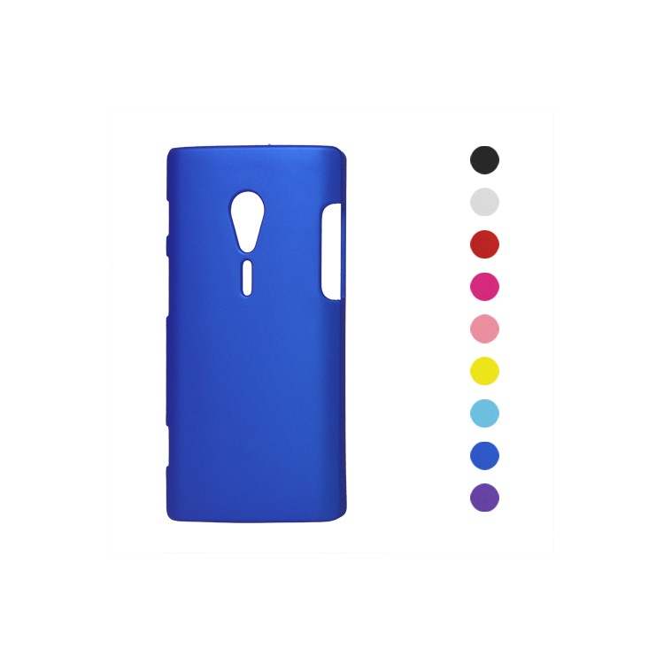 Rubberized Plastic Hard Case for Sony Xperia Ion LT28i LT28at