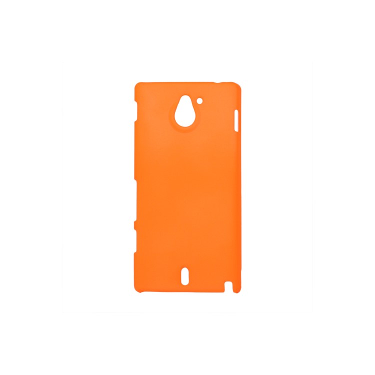 Rubberized Frosted Hard Case for Sony Xperia Sola MT27i Pepper