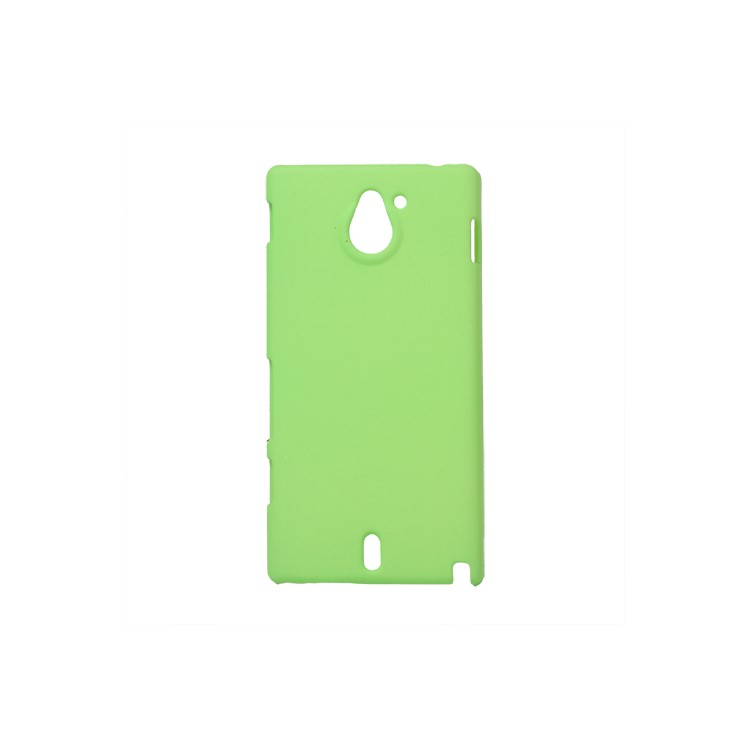 Rubberized Frosted Hard Case for Sony Xperia Sola MT27i Pepper