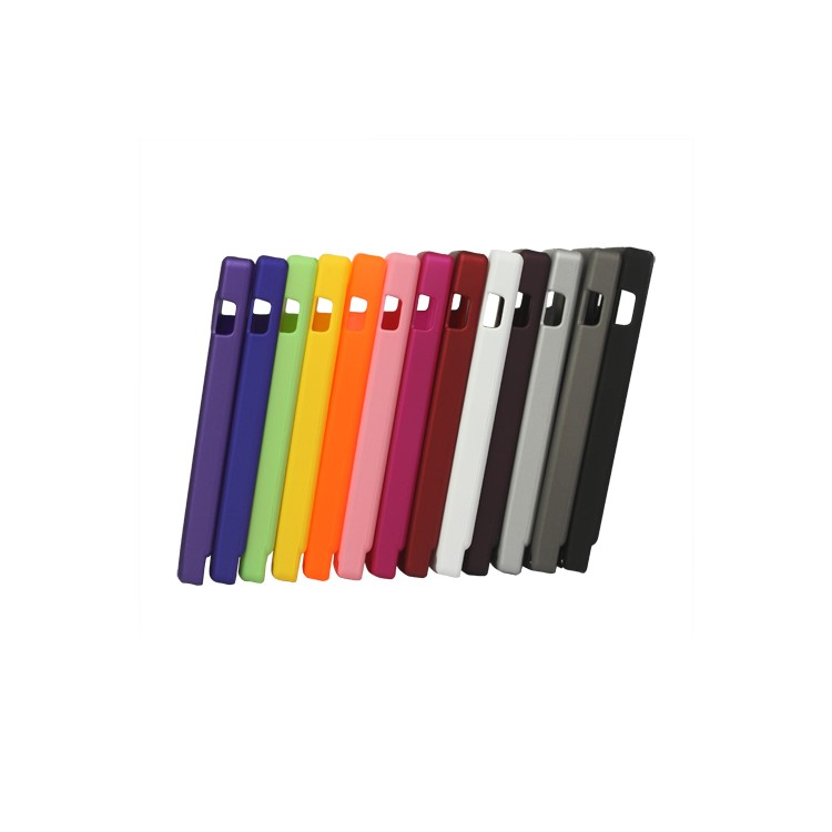 Rubberized Frosted Hard Case for Sony Xperia Sola MT27i Pepper