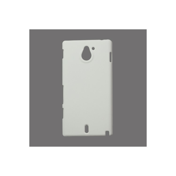 Rubberized Frosted Hard Case for Sony Xperia Sola MT27i Pepper