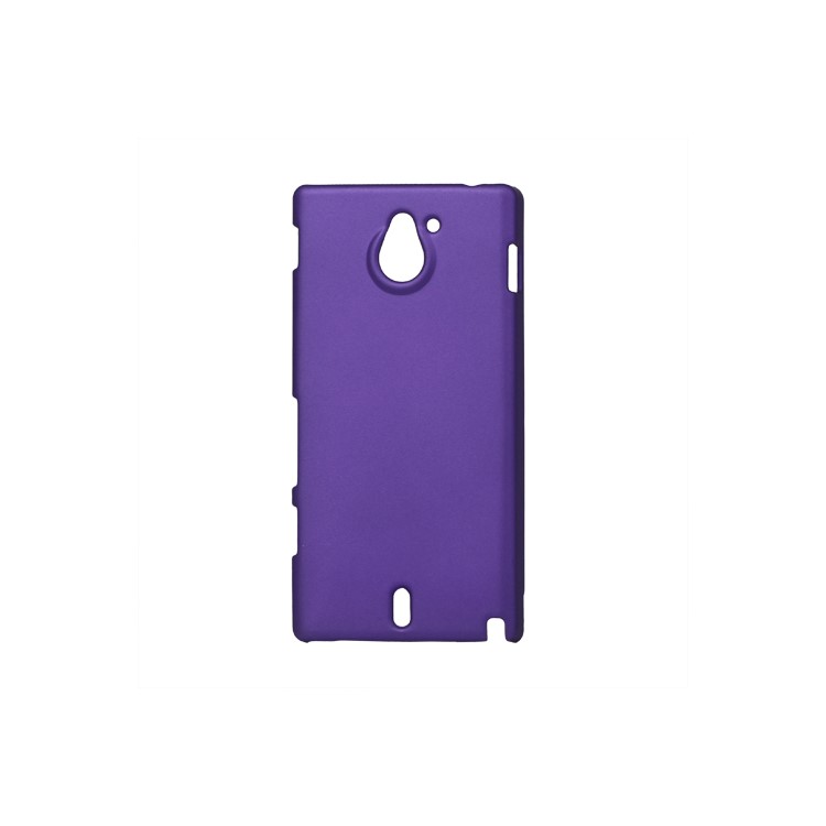 Rubberized Frosted Hard Case for Sony Xperia Sola MT27i Pepper