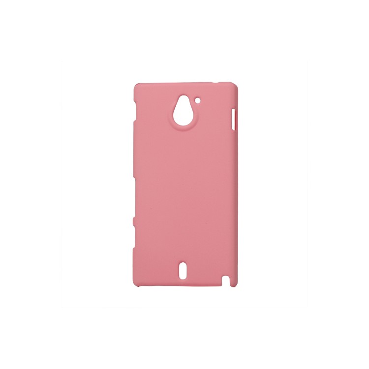 Rubberized Frosted Hard Case for Sony Xperia Sola MT27i Pepper