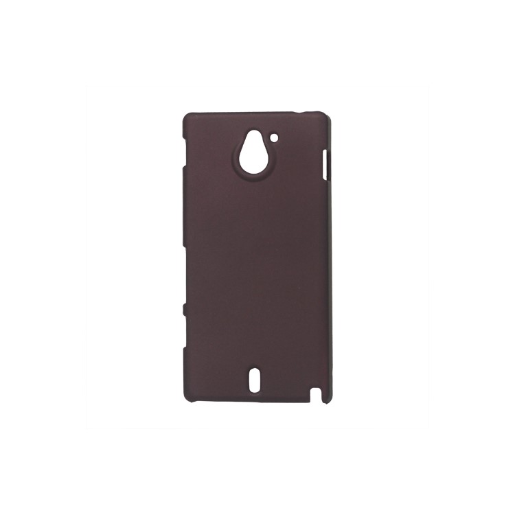 Rubberized Frosted Hard Case for Sony Xperia Sola MT27i Pepper