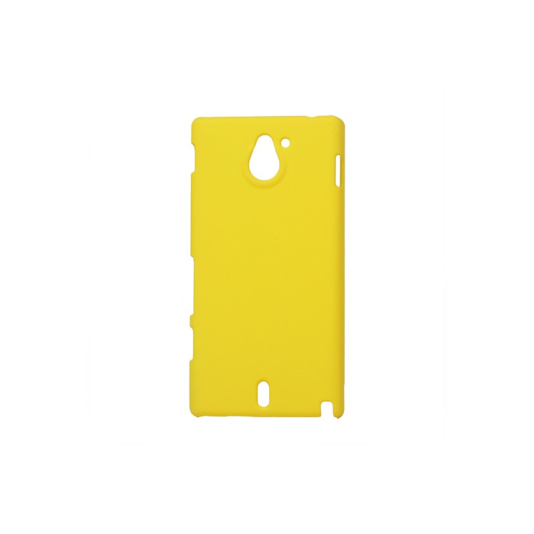 Rubberized Frosted Hard Case for Sony Xperia Sola MT27i Pepper