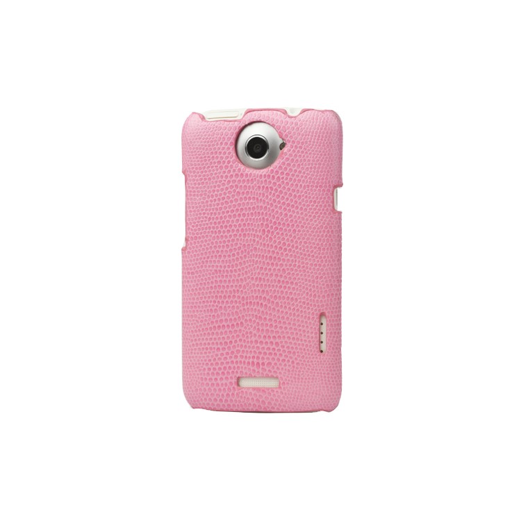 Snake Skin Leather Hard Case for HTC One X S720e / One XL / One X Plus