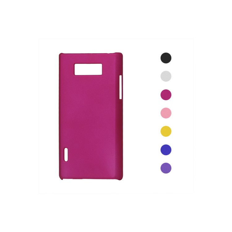 Rubberized Frosted Hard Case for LG Optimus L7 P700 P705