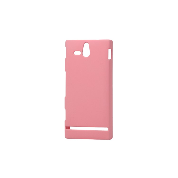 Rubberized Hard Case for Sony Xperia U ST25a / ST25i Kumquat