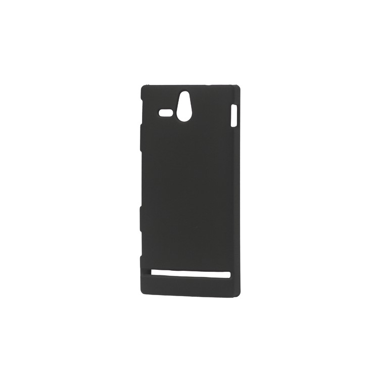 Rubberized Hard Case for Sony Xperia U ST25a / ST25i Kumquat