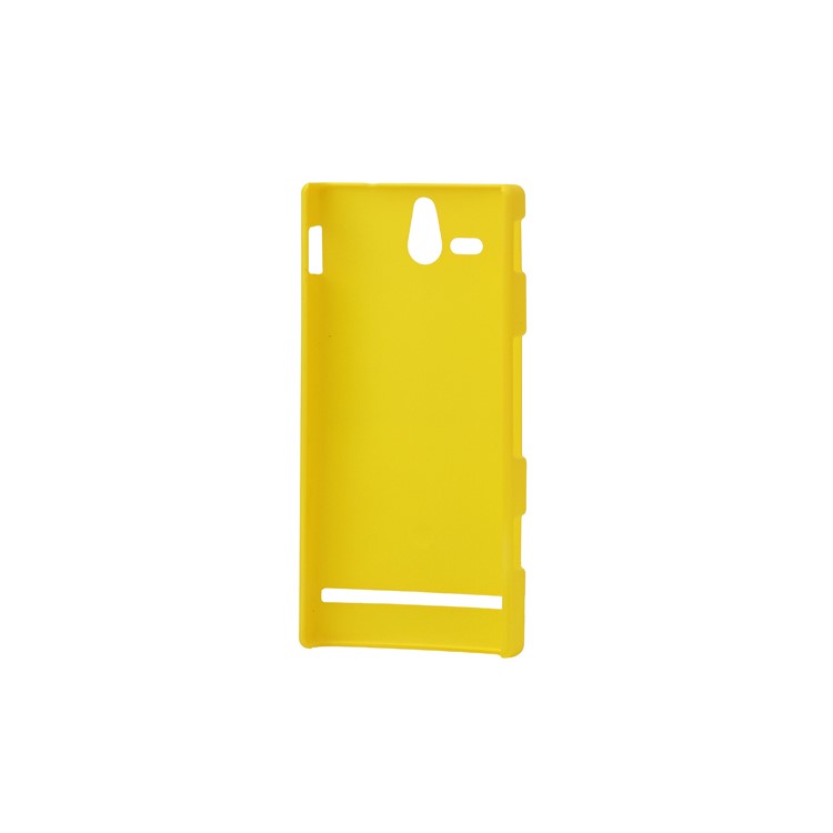 Rubberized Hard Case for Sony Xperia U ST25a / ST25i Kumquat