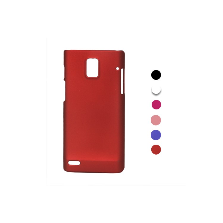 Rubberized Frosted Hard Case for Huawei U9200 Ascend P1