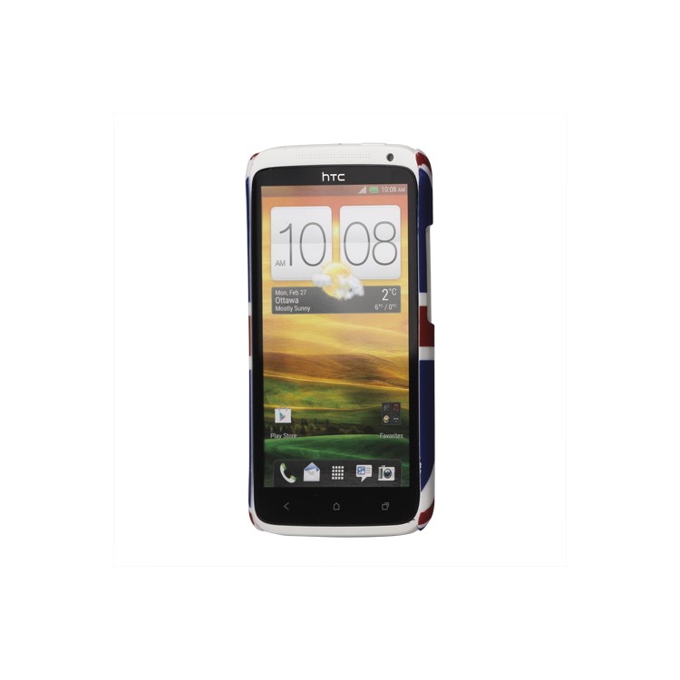 Union Jack Flag Hard Cover for HTC One X S720e / One XL / One X Plus