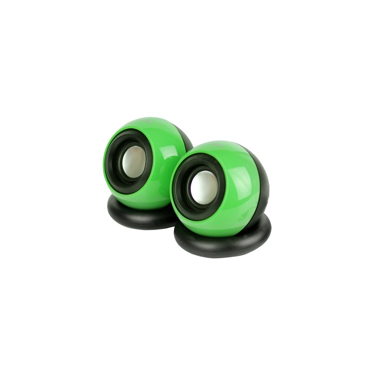 Spheroidal 2-Channel Mini USB Speaker for Computer / Mobile Phone / MP3 and etc