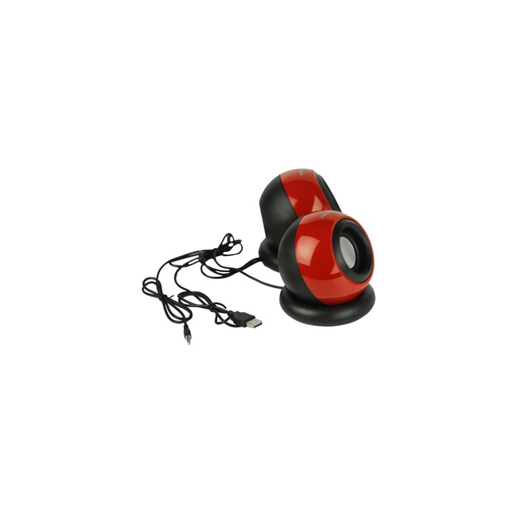 Spheroidal 2-Channel Mini USB Speaker for Computer / Mobile Phone / MP3 and etc