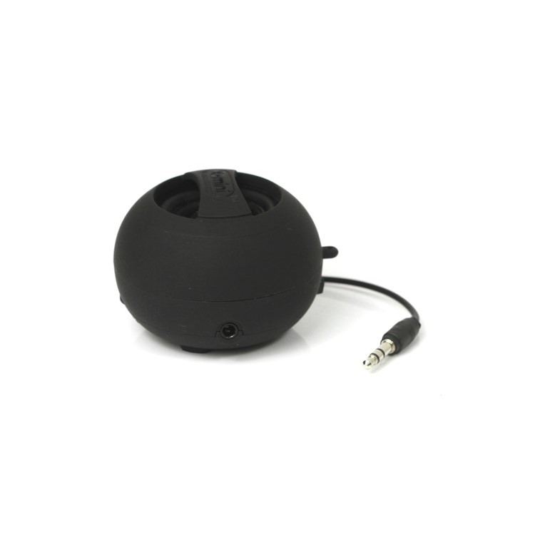Mini Hamburg Capsule Speaker for iPhone iPod MP4 MP3 PC - Black