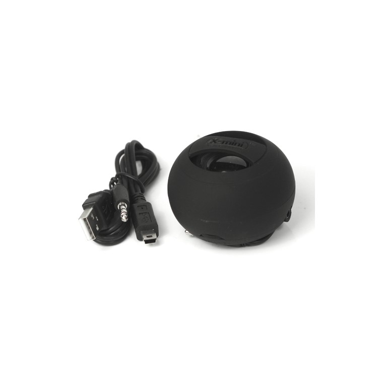 Mini Hamburg Capsule Speaker for iPhone iPod MP4 MP3 PC - Black