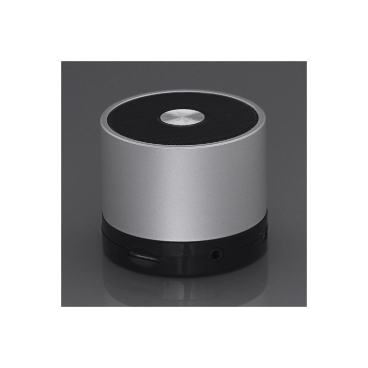 A102 Portable Hi-Fi Multimedia Bluetooth Speaker for iPad iPhone iPod Android Windows Smartphone - Metal Silver