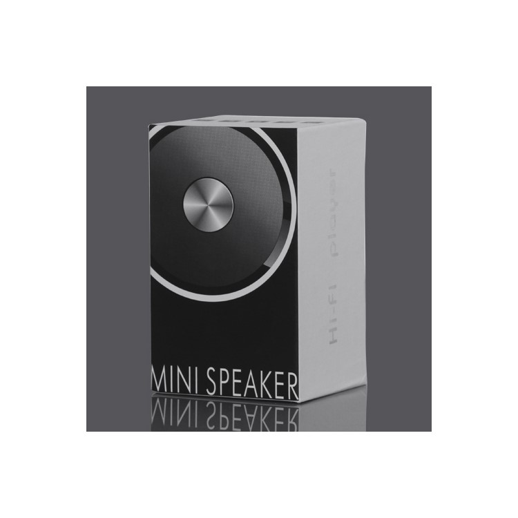 A102 Portable Hi-Fi Multimedia Bluetooth Speaker for iPad iPhone iPod Android Windows Smartphone - Metal Silver