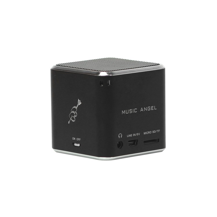 Original Music Angel JH-MD06 Micro SD TF Card Mini Digital Speaker - Black