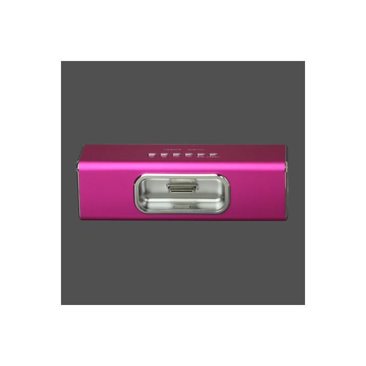 Portable Music Angel Speaker for iPhone iPod Mobile Phone PC U-disk SD - Rose