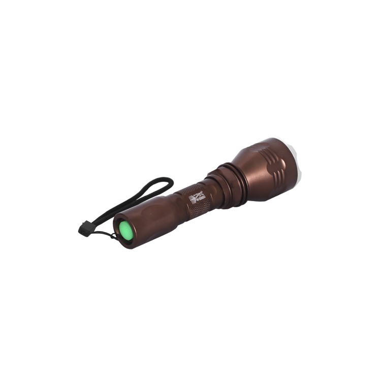 GuoLin GL-K56 CREE XM-L T6 LED Flashlight Torch + 18650 Battery + Charger - Coffee