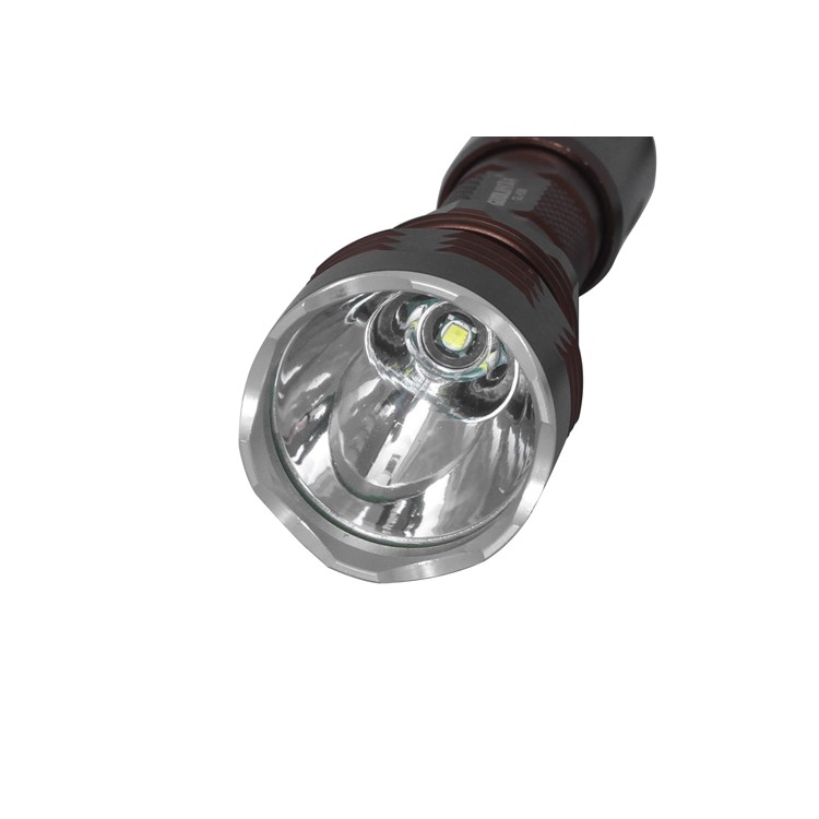 GuoLin GL-K56 CREE XM-L T6 LED Flashlight Torch + 18650 Battery + Charger - Coffee