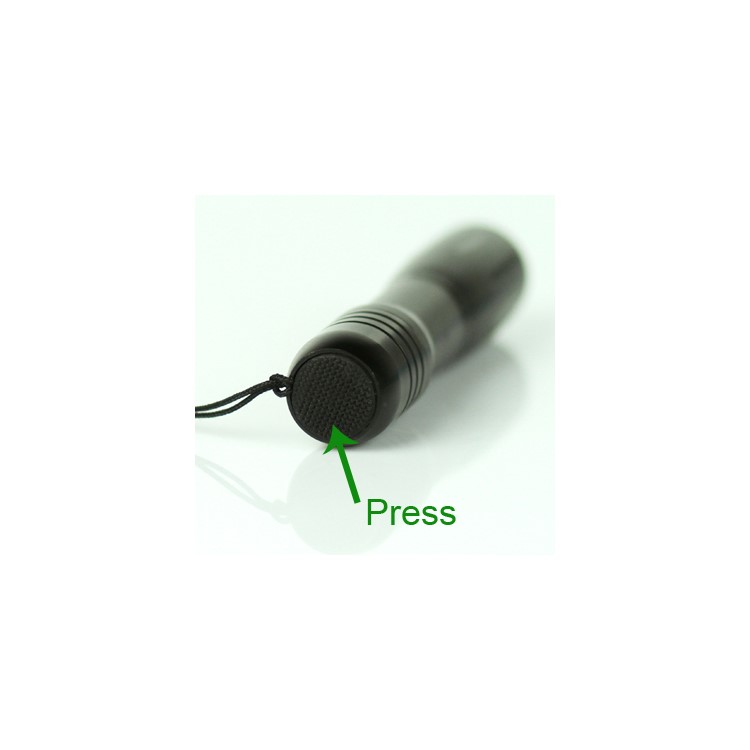 Pocket 3W LED Flashlight Torch Lamp with Key Chain 037-54