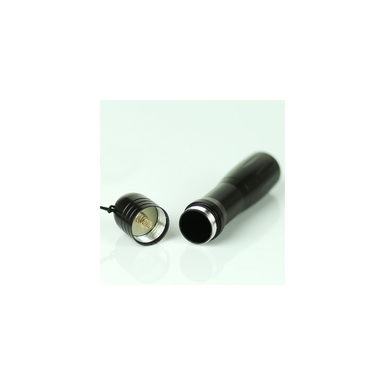 Pocket 3W LED Flashlight Torch Lamp with Key Chain 037-54