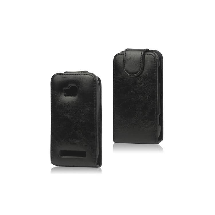 Glossy Leather Flip Case Cover for Nokia Lumia 710 T-Mobile Sabre