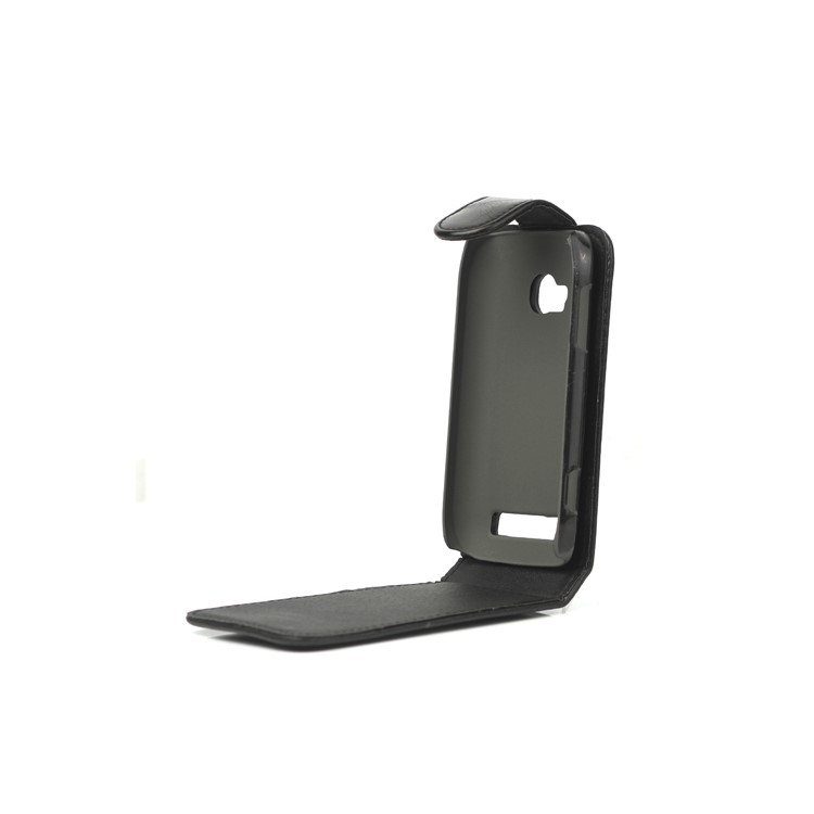 Glossy Leather Flip Case Cover for Nokia Lumia 710 T-Mobile Sabre
