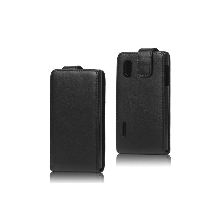 Vertical Leather Case Cover for LG Optimus L5 E610 E612
