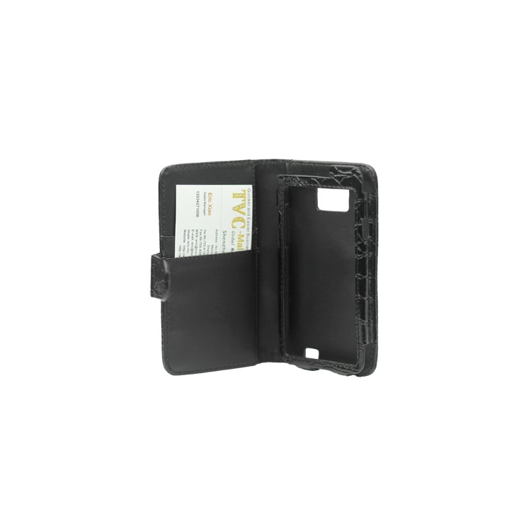 Wallet Style Croco Leather Case with Magnetic Flip for Samsung I9100 Galaxy S 2
