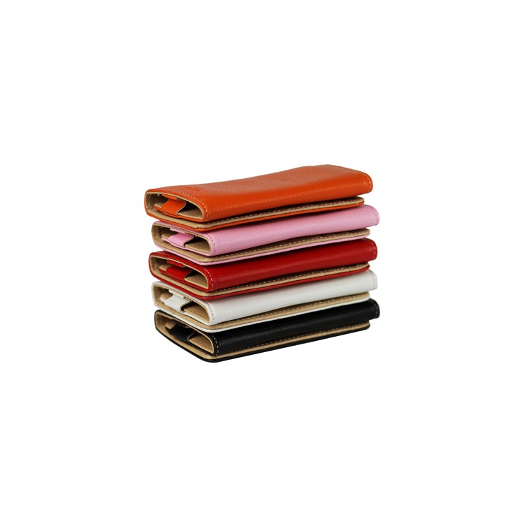 Wallet Leather Case with Snap Fastener for Samsung I9100 Galaxy S2 / II
