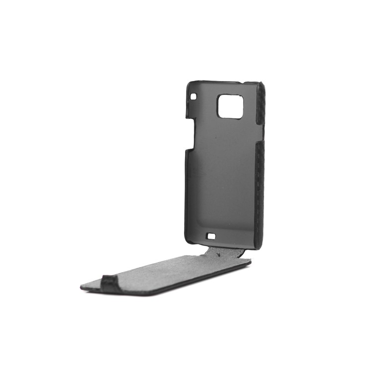 Carbon Fiber Leather Hard Case for Samsung I9100 Galaxy S2 / II