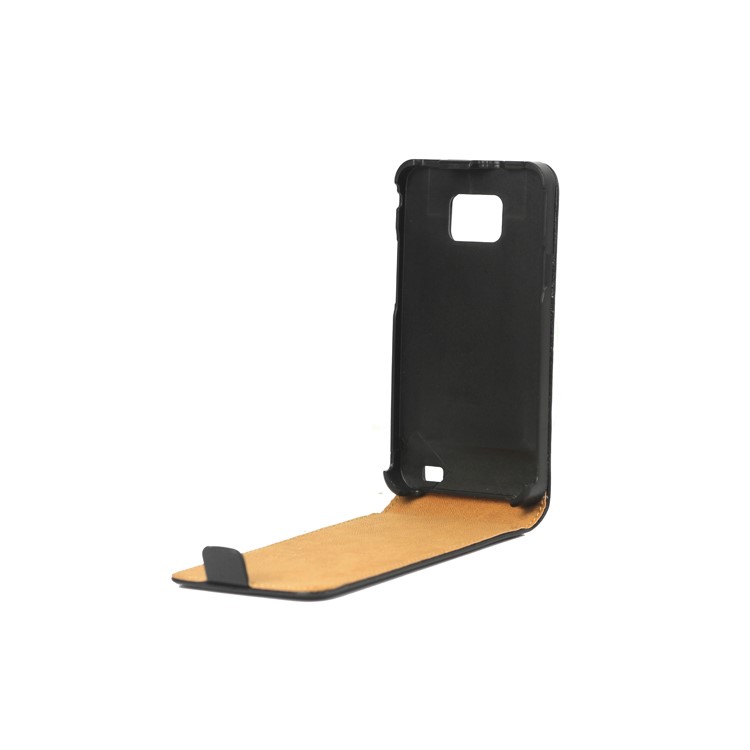 Premium Genuine Split Leather Flip Case for Samsung I9100 Galaxy S2 / IIum Leather Flip Case for Samsung I9100 Galaxy S2 / II