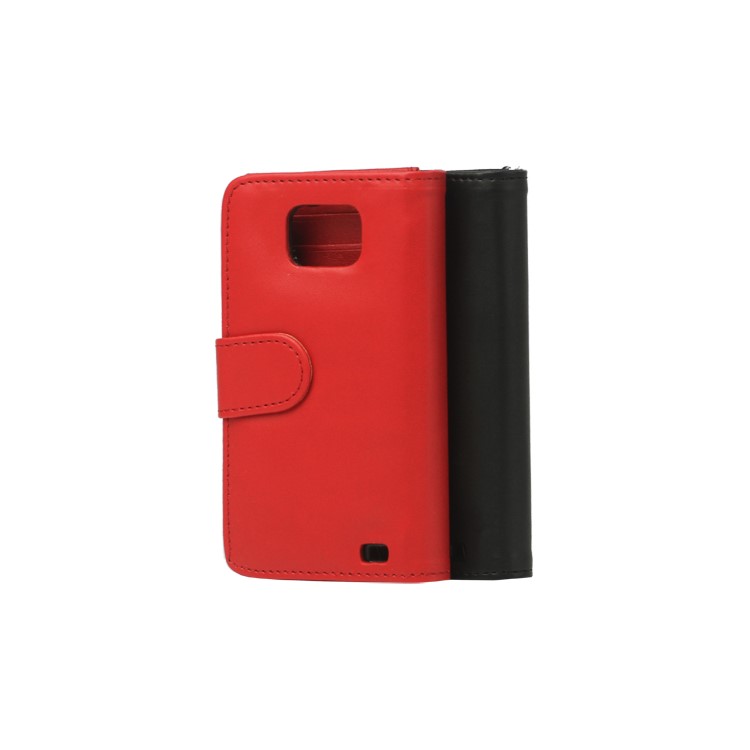 Folio Leather Wallet Case Cover for Samsung I9100 Galaxy S2 / II