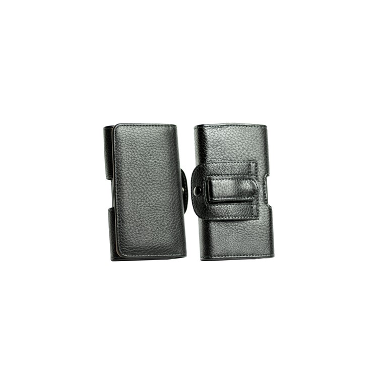 Lichee Pattern Leather Holster Belt Case for Samsung I9100 Galaxy S 2 etc Other Mobile Phone Model, Size:12.8*7*1.5cm