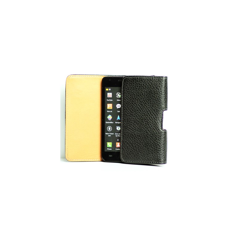 Lichee Pattern Leather Holster Belt Case for Samsung I9100 Galaxy S 2 etc Other Mobile Phone Model, Size:12.8*7*1.5cm