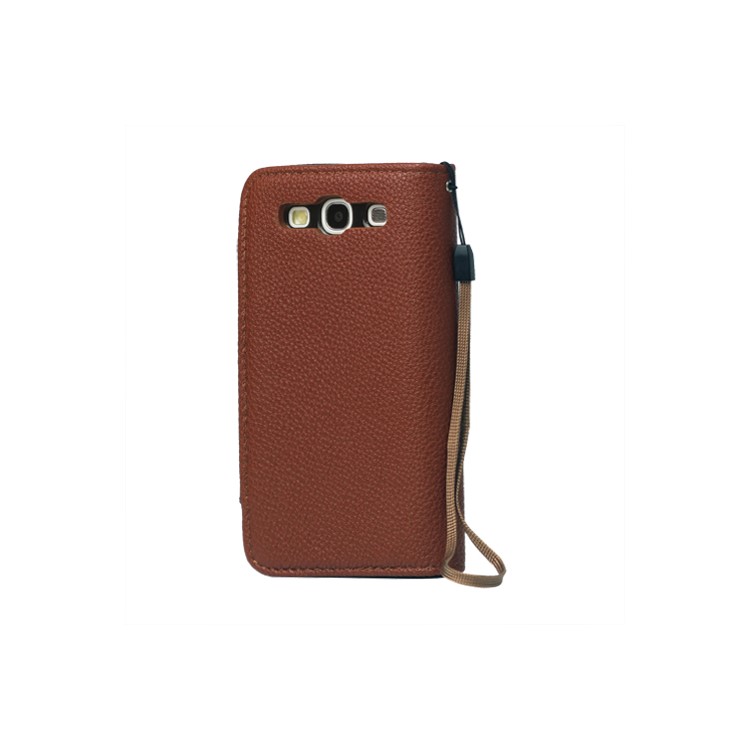 Lychee Leather Wallet Case for Samsung Galaxy S 3 / III I9300 I747 L710 T999 I535 R530