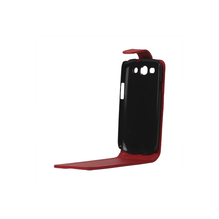 Leather Flip Case Cover for Samsung Galaxy S 3 / III I9300 I747 L710 T999 I535 R530 - Red