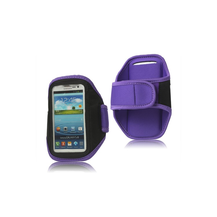 Sport Gym Armband Case for Samsung Galaxy S 3 / III I9300 I747 L710 T999 I535 R530 - Purple
