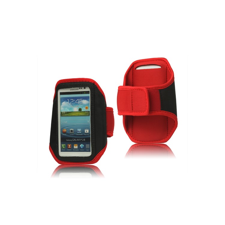 Sport Gym Armband Case for Samsung Galaxy S 3 / III I9300 I747 L710 T999 I535 R530 - Red