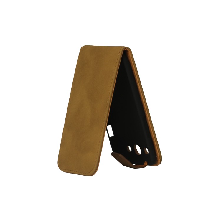Antique Leather Flip Case for Samsung Galaxy S 3 / III I9300 I747 L710 T999 I535 R530 - Brown Beige