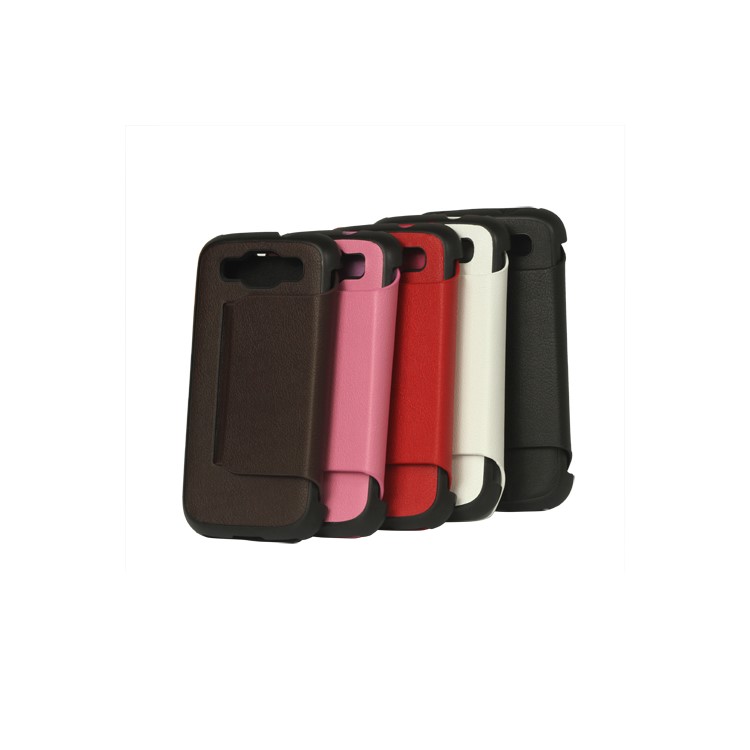 Stylish Leather Stand Case for Samsung Galaxy S 3 / III I9300 I747 L710 T999 I535 R530