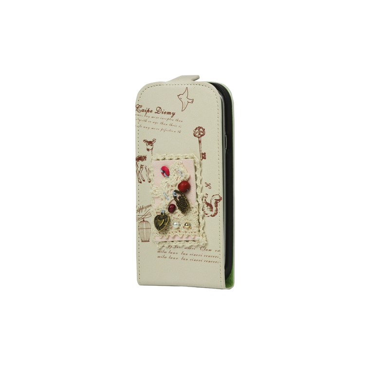 Folio Leather Flip Case for Samsung Galaxy S 3 / III I9300 I747 L710 T999 I535 R530