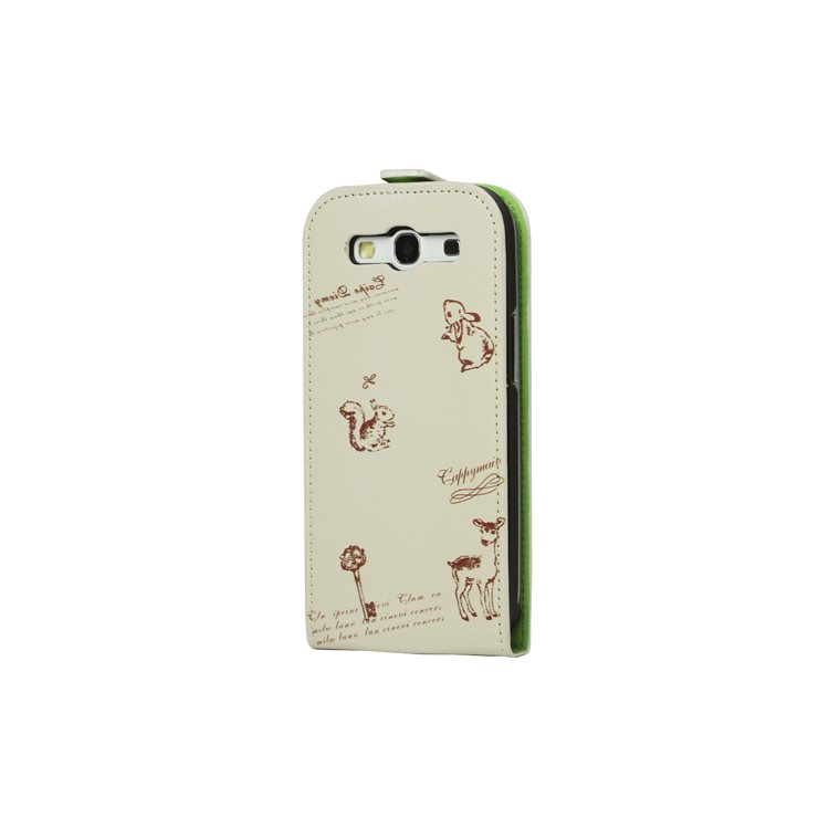Folio Leather Flip Case for Samsung Galaxy S 3 / III I9300 I747 L710 T999 I535 R530