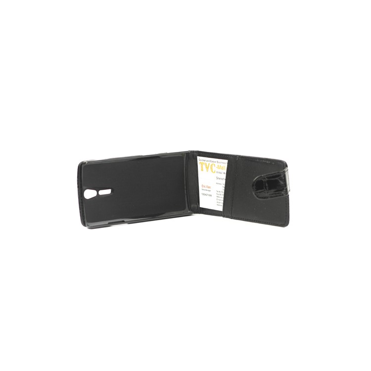 Crocodile Leather Flip Case for Sony Xperia S LT26i LT26a / Nozomi - Black